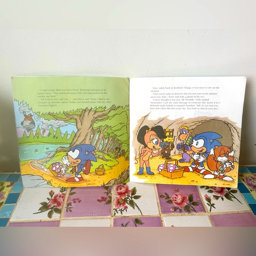 Vintage 1994 Sonic the Hedgehog 2: The Secret Admirer Book Special Edition - Picture 6 of 6